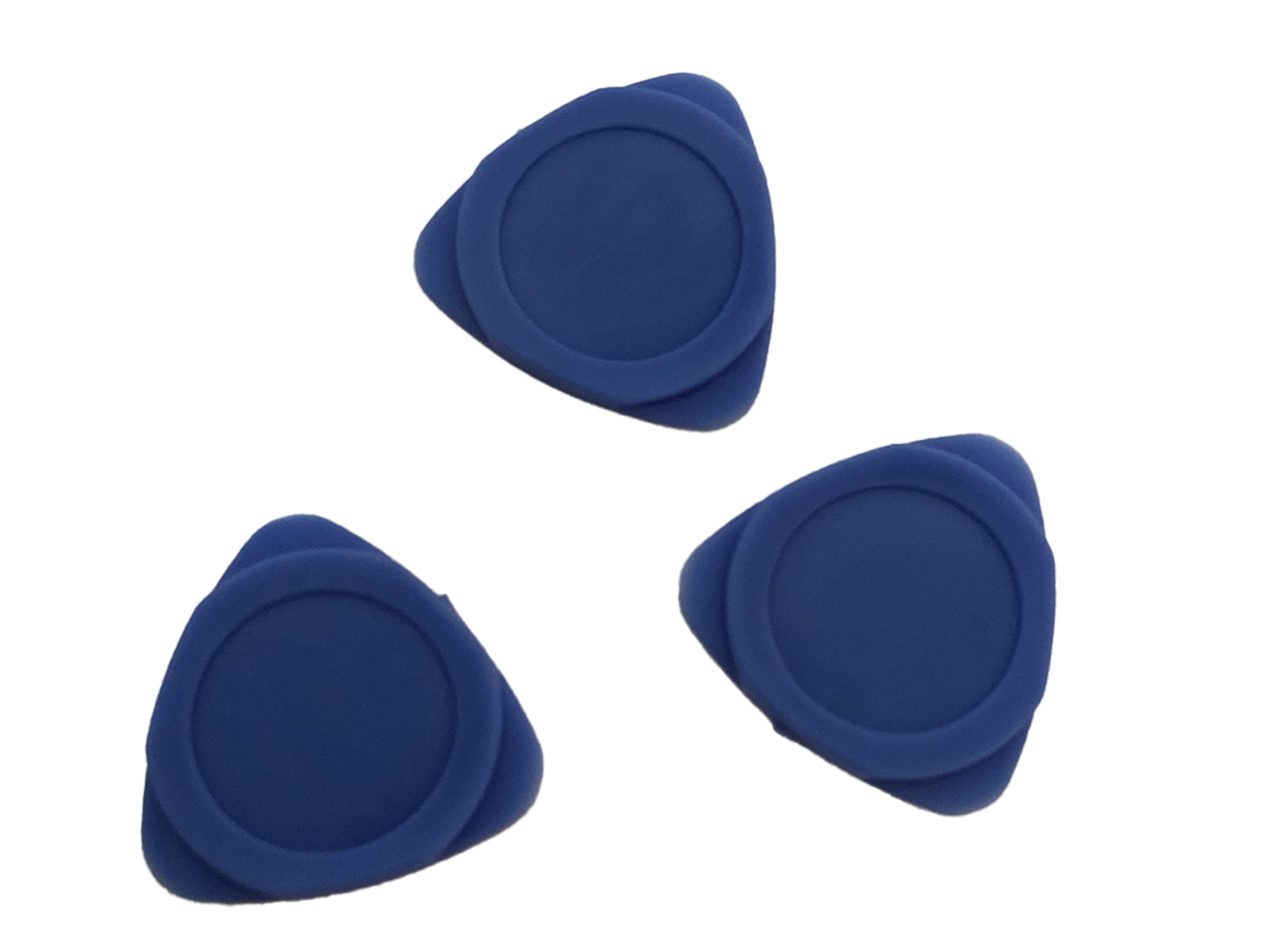 uñas de plástico Azul
